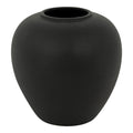 Vaza Vază decorativă ceramică Derbe, negru, 22x24 cm