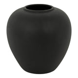 Vaza Vază decorativă ceramică Derbe, negru, 22x24 cm