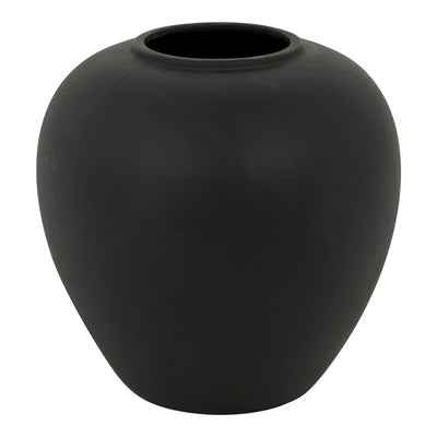 Vaza Vază decorativă ceramică Derbe, negru, 22x24 cm