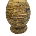 Vază decorativă cu aspect de funie Strail, Banana, Natur, 40x100 cm, detaliu produs