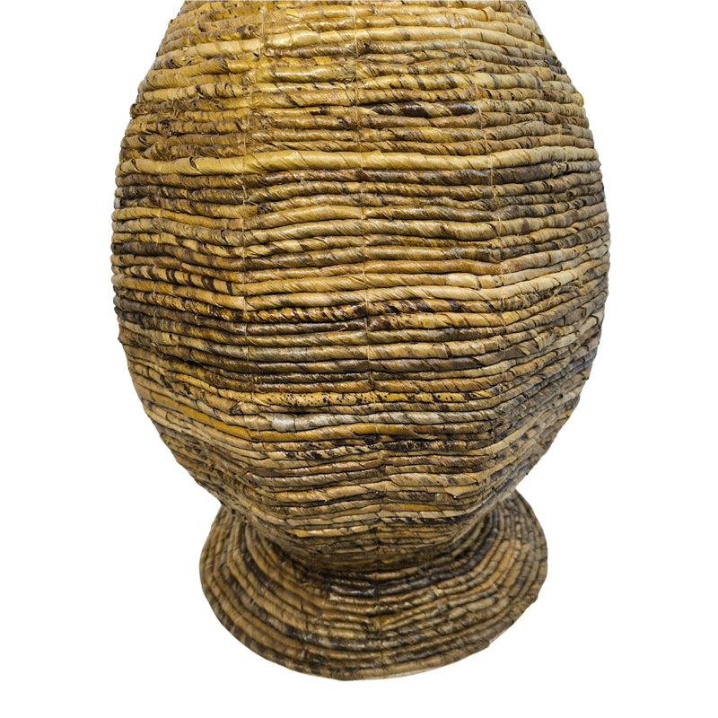 Vază decorativă cu aspect de funie Strail, Banana, Natur, 40x100 cm