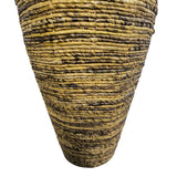 Vază decorativă cu sfoară de banană Lerpon, Rustic, Sfoară naturală, Natur, 40x100 cm
