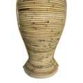 Vază decorativă Virnia, Rattan, Natur, 40x100 cm, detaliu produs