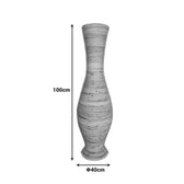 Vază decorativă Virnia, Rattan, Natur, 40x100 cm, perspectiva suplimentara