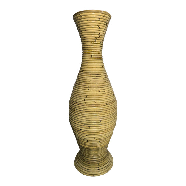 Vază decorativă Virnia, rattan, Natur, 40x70 cm