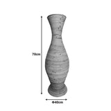 Vază decorativă Virnia, rattan, Natur, 40x70 cm