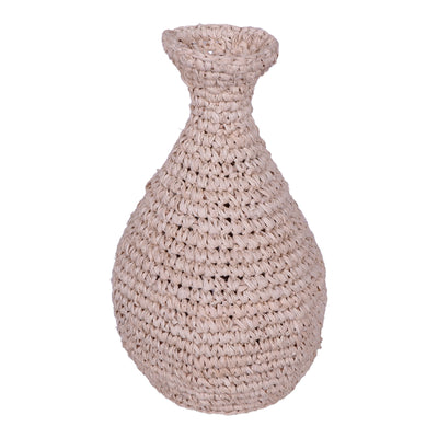 Accesoriu Decorativ Vaza impletita Sannery Boho Natural 20x20x32 cm