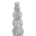 Vaza Lopel metal negru, aurie, 26x26x87 cm, imagine suplimentara