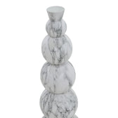 Vaza Lopel metal negru, aurie, 26x26x87 cm, imagine suplimentara