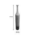 Vaza Semple, Gri, 15x15x101 cm, imagine suplimentara