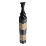 Vaza Thund, Negru, 15x15x88 cm