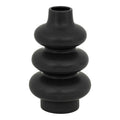 Vaza Zerve, Negru, 15x15x25 cm