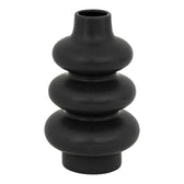 Vaza Zerve, Negru, 15x15x25 cm