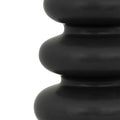 Vaza Zerve, Negru, 15x15x25 cm, imagine suplimentara
