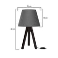 Veioza Adeck, Maro-Gri, 25x25x45 cm, perspectiva suplimentara