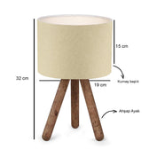 Veioză AYDAK Table Lamp, Bej