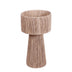 Veioza din fibre Naturale Chenz Boho Natural 35x35x65 cm