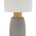 Veioza Insight, gri, D22x50 cm, imagine suplimentara