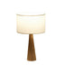 Veioza Kalito ivory-maro D24x45 cm
