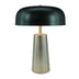 Veioza Luminary metal argintiu si negru 30x30x40 cm