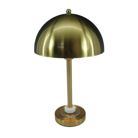 Veioza Lustrous metal, auriu, 25x25x42 cm