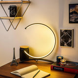 Veioză Moon Circle 13330, Negru