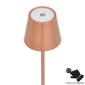 Veioza tactila Brave, LED, Bronz, 11x11x37 cm, detaliu produs