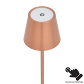 Veioza tactila Brave, LED, Bronz, 11x11x37 cm, detaliu produs
