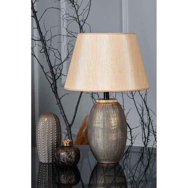 Veioză TM169 Table Lamp, Maro, 30x30x46 cm