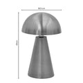 Veioza Whity metal, auriu, 31x31x49 cm, detaliu produs