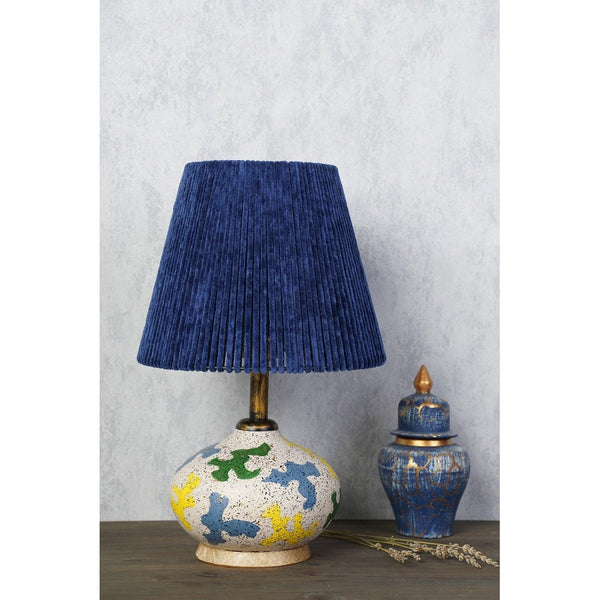 Veioza YL202 Lamp Shade, Albastru marin, 25x25x40 cm