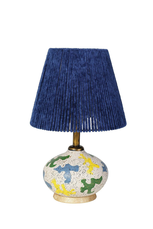 Veioza YL202 Lamp Shade, Albastru marin, 25x25x40 cm