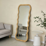 Zerbon mdf oglindă, Natural, 60x155 cm