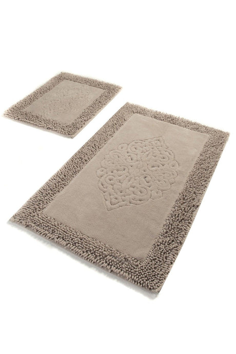 Set Covor de baie (2 bucăți), Crem