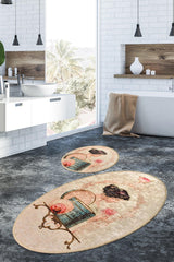 Set Covor de baie (2 bucăți), Bej