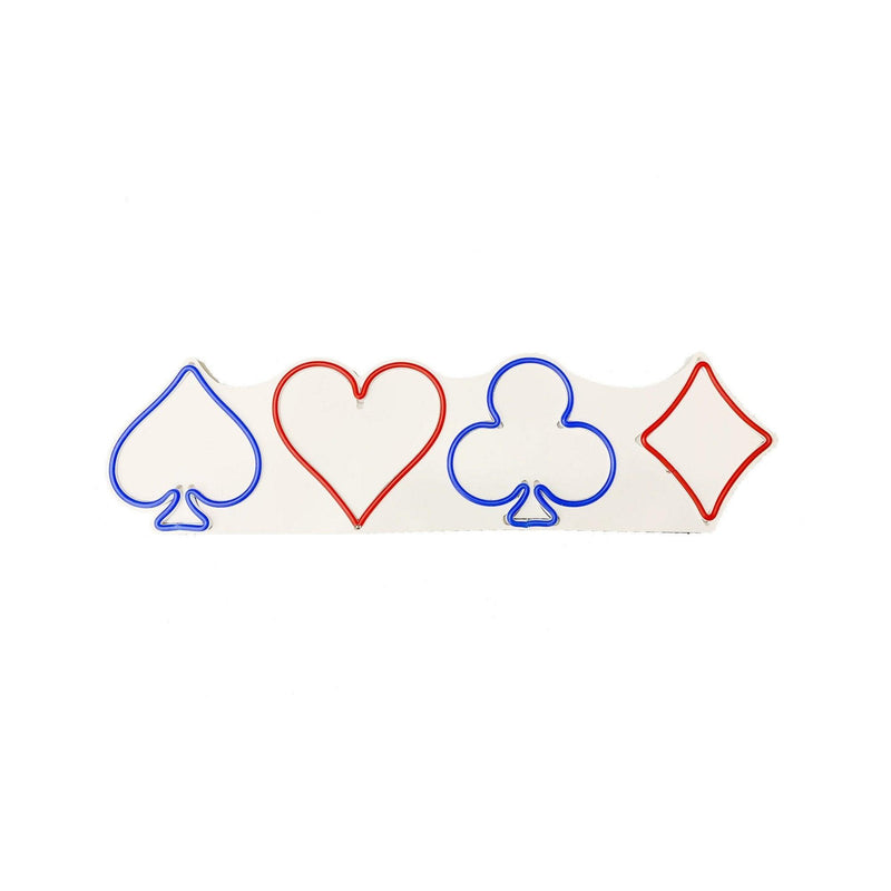 Aplica de Perete Neon Briscambille Poker Suits
