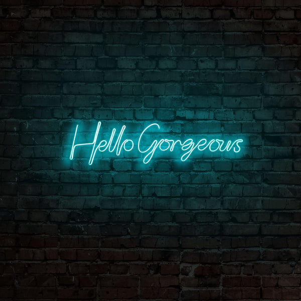 Aplica de Perete Neon Hello Gorgeous, 74x17 cm