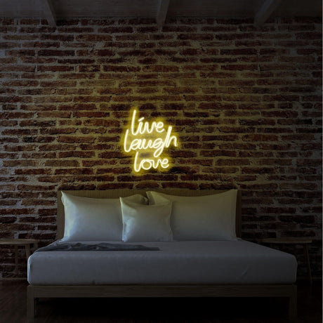 Aplica de Perete Neon Live Laugh Love