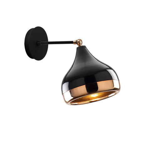 Aplica de perete Spark, Negru, 17x28x28 cm