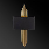 Aplica de perete Wave, Negru/Auriu
