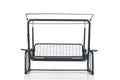 Balansoar de gradina cu 3 locuri Timsah, Verde, 200 x 165 x 110 cm