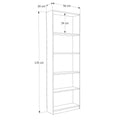 Biblioteca Adore Libra, 5 rafturi, 56 x 170 x 20 cm - Alb