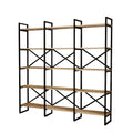 Biblioteca Cello rafturile XL cadru metal, Crem, 170 x 175 x 30 cm