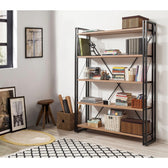 Biblioteca CosmoFix, Stejar, 130x180x35 cm