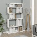 Biblioteca Piramide Wide, Alb, 90x160x22 cm