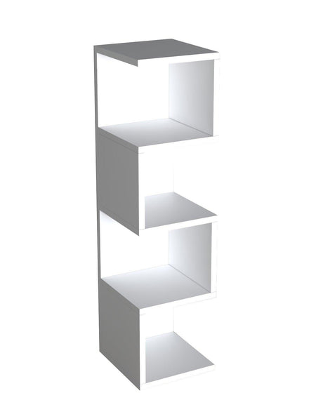 Biblioteca Queen, Alb, 25x95x27 cm