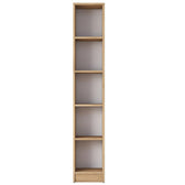 Biblioteca Roxi cu 5 Rafturi, Nuc, 30 X 170 X 25 Cm