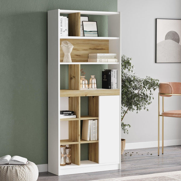 Biblioteca Yarmul, Stejar, 76x170x25 cm