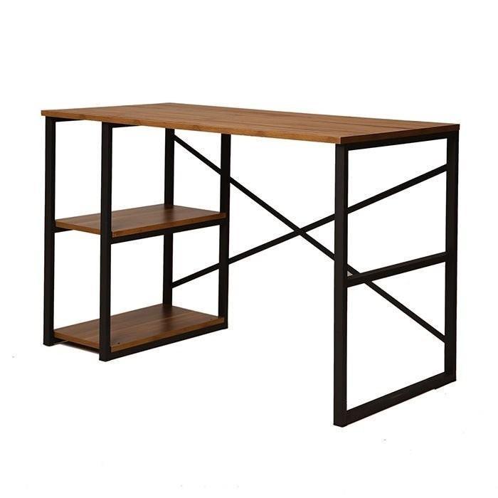 Birou Athena, Nuc - Negru, 120 x 65 x 72 cm