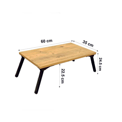 Birou Laptop Pliabile  Atlantis, Stejar, 60 x 25 x 35 cm
